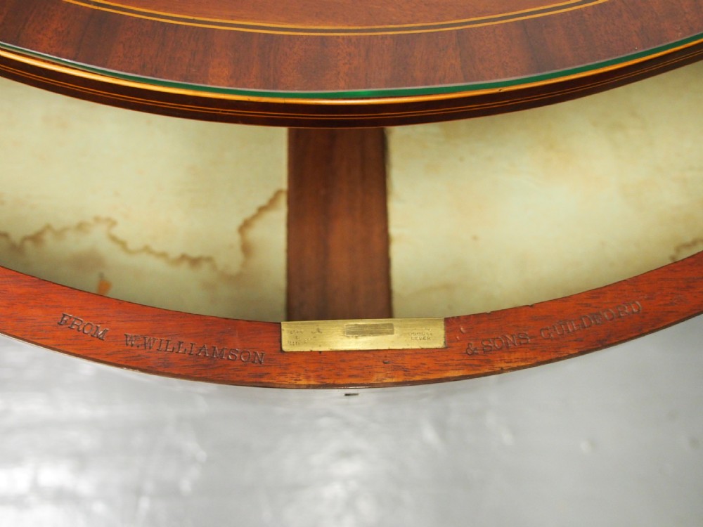 George III Inlaid Mahogany Serpentine Chest of Drawers View II