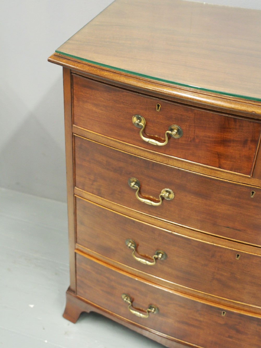 Pair of George III Style Mahogany Chest of Drawers View VIII