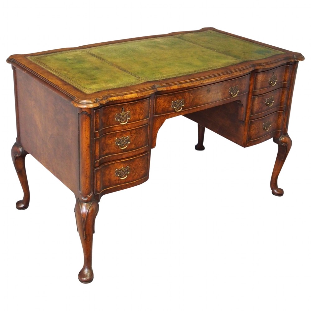 George II Style Walnut Writing Desk