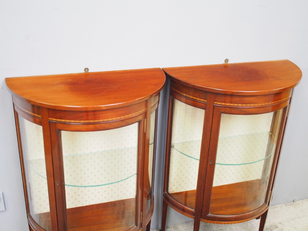 Pair of Sheraton Style Display Cabinets View IV