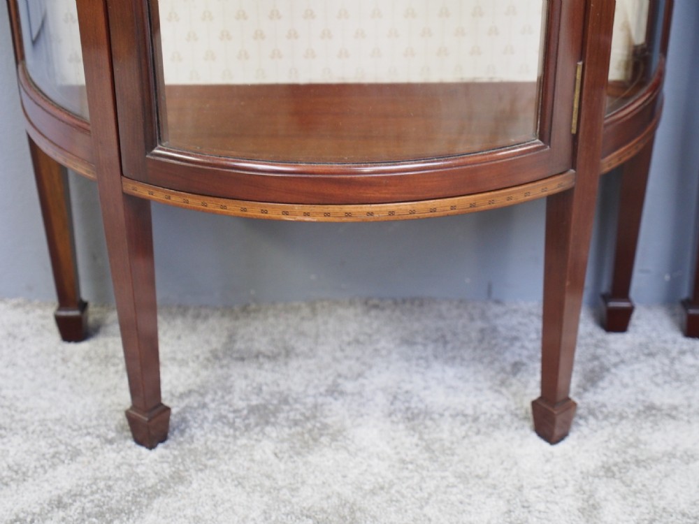Pair of Sheraton Style Display Cabinets View XV