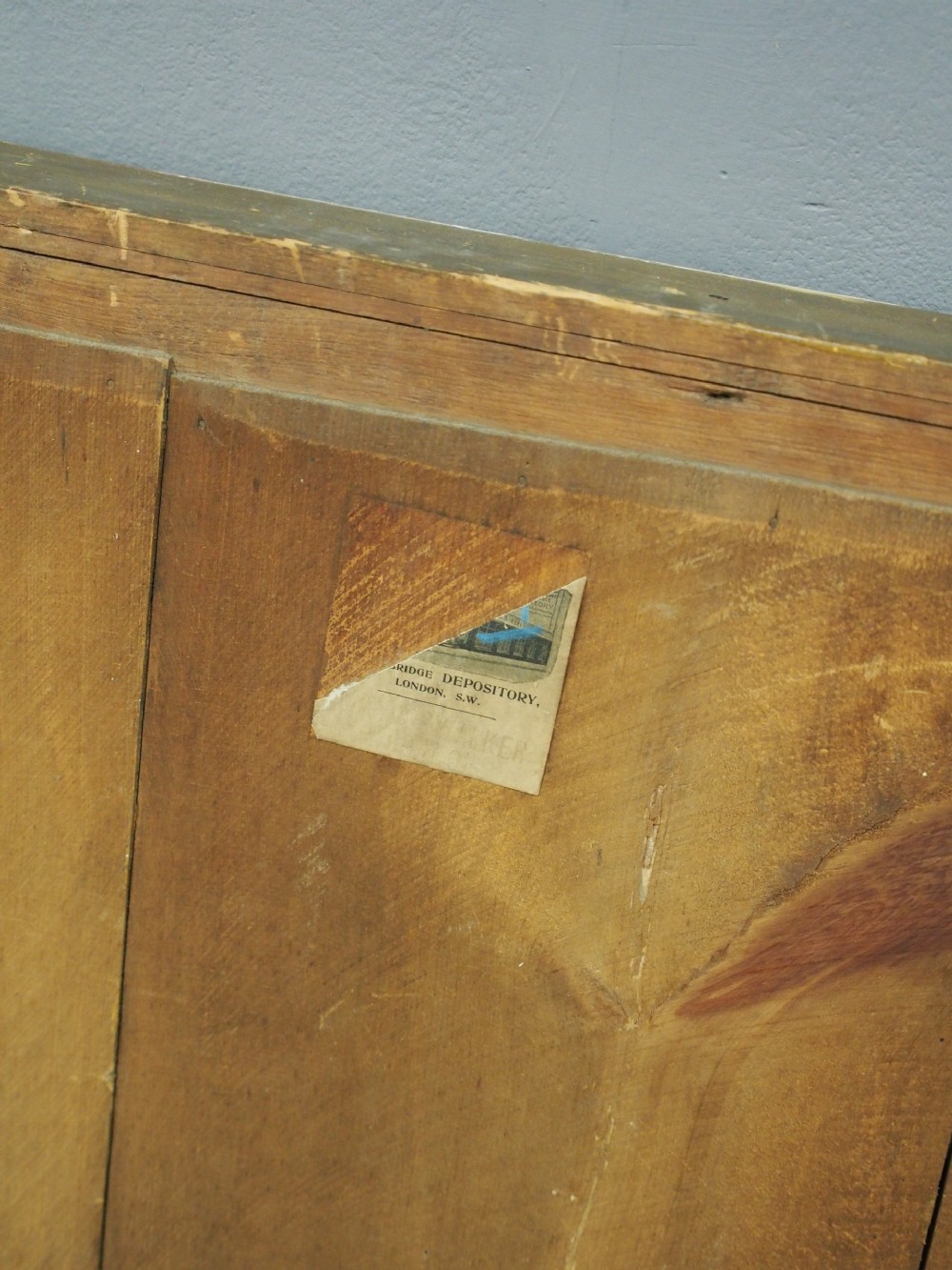 Regency Style Triptych Overmantel Mirror View XIII