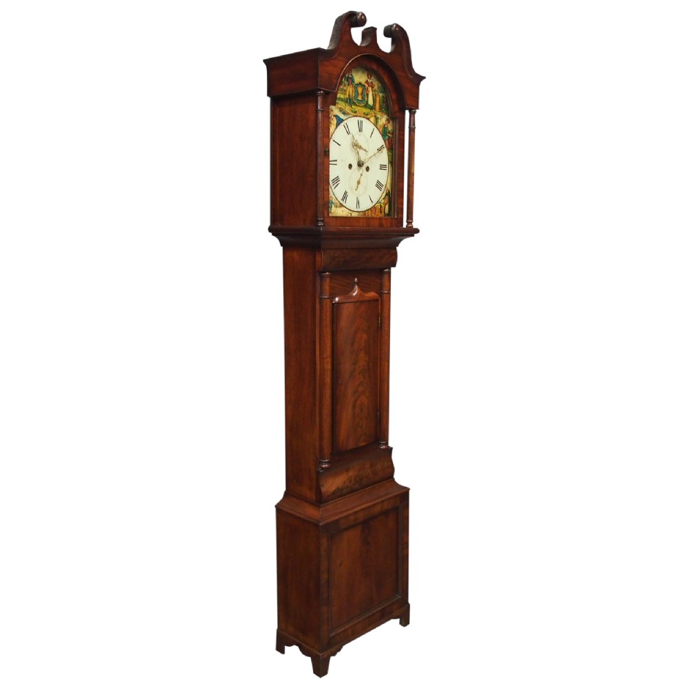 Scottish Mahogany Longcase Clock by John Hood, Fife