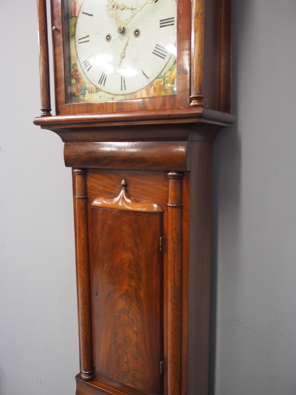 Scottish Mahogany Longcase Clock by John Hood, Fife View V
