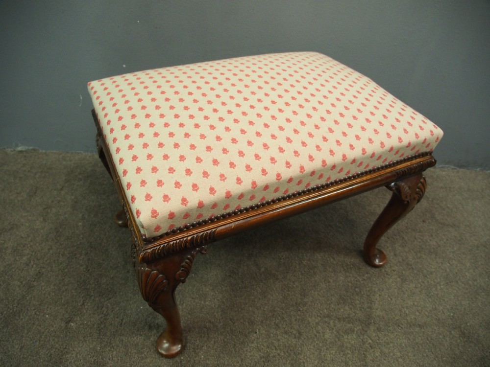 George III Style Walnut Stool View III