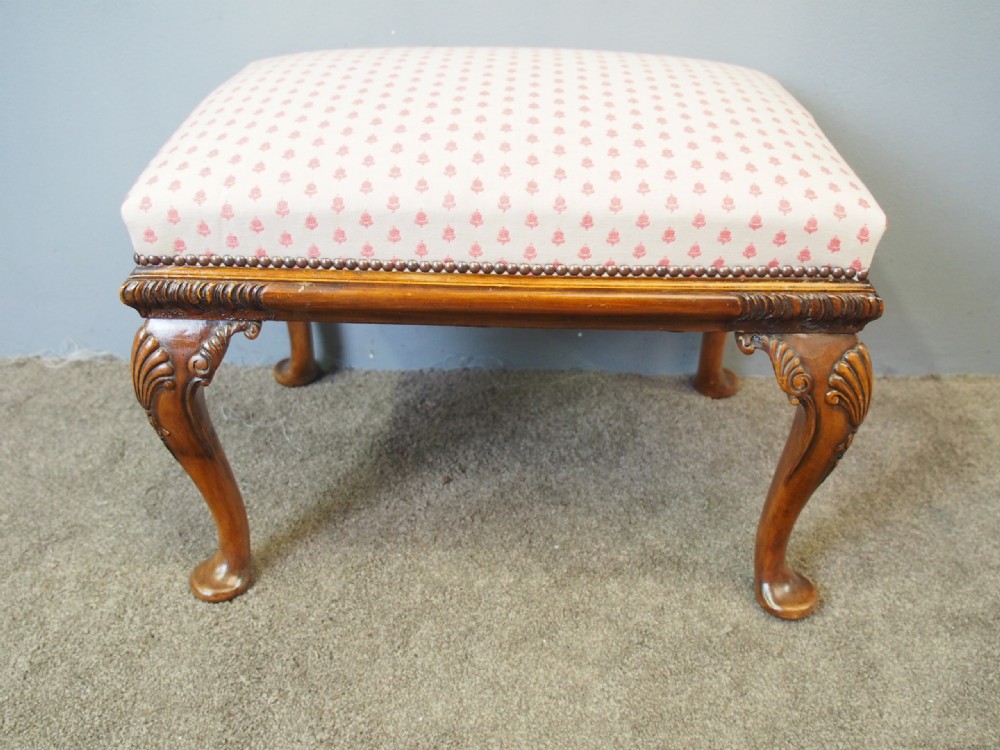 George III Style Walnut Stool View VIII