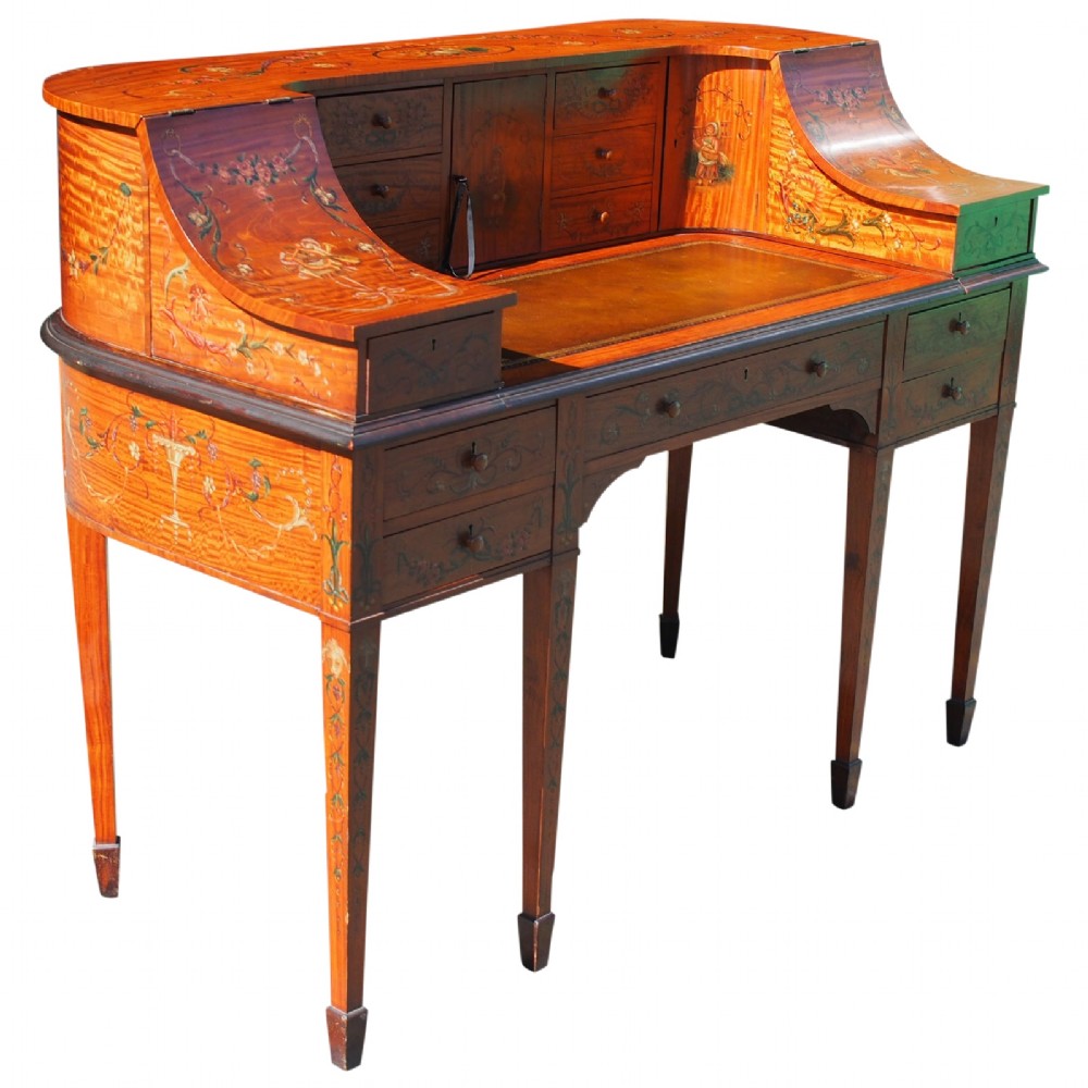 Painted Satinwood Carlton House Desk