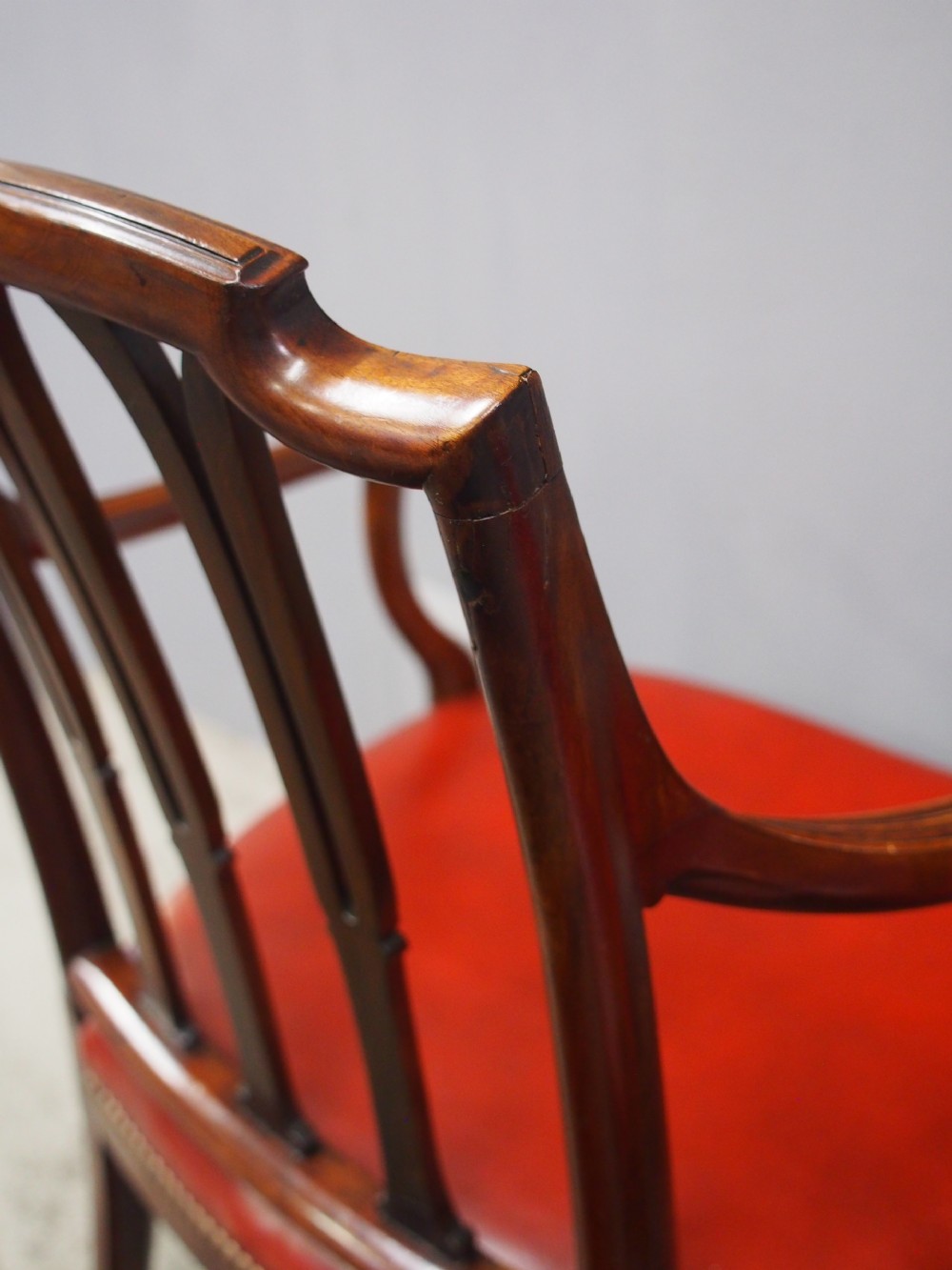 Pair of George III Style Mahogany Armchairs View XII