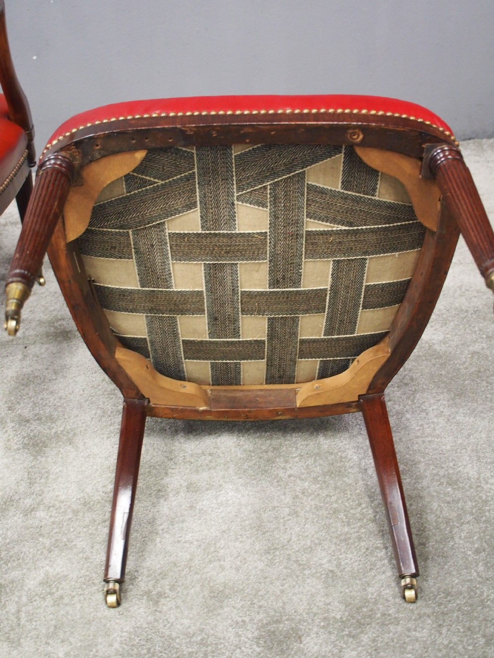 Pair of George III Style Mahogany Armchairs View XVII