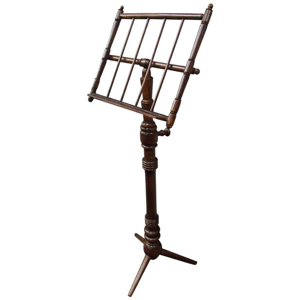 Stained Beech and Bentwood Music Stand