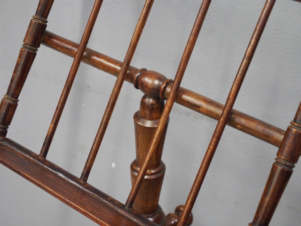 Stained Beech and Bentwood Music Stand View III