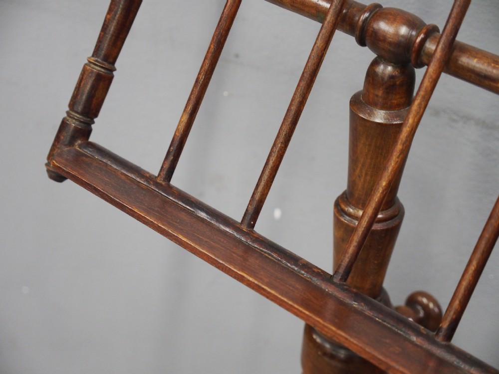 Stained Beech and Bentwood Music Stand View IV