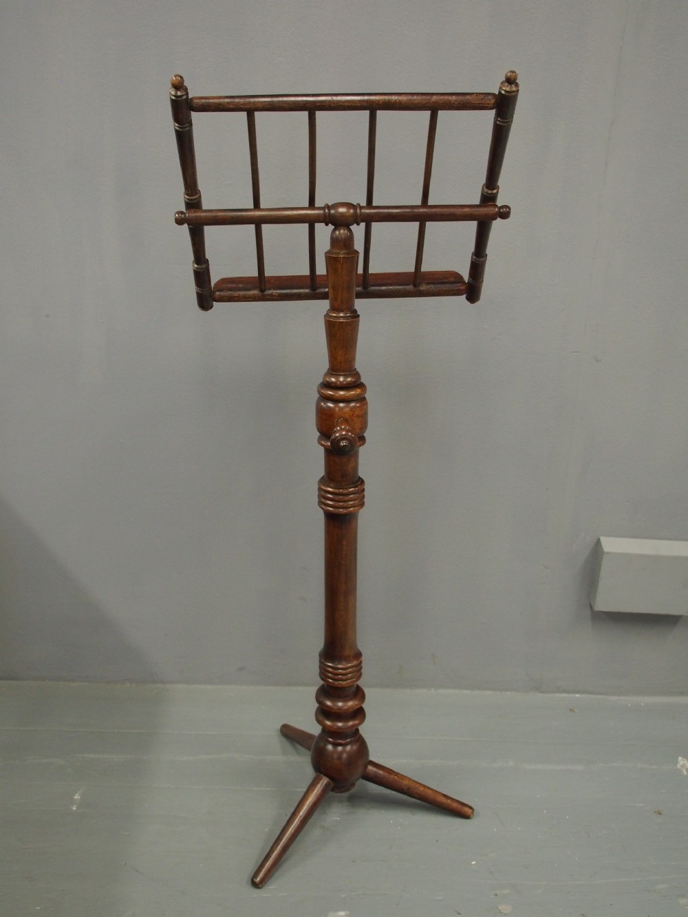 Stained Beech and Bentwood Music Stand View X