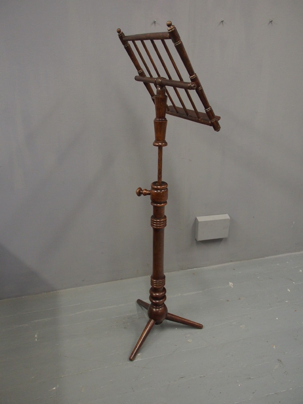 Stained Beech and Bentwood Music Stand View XI