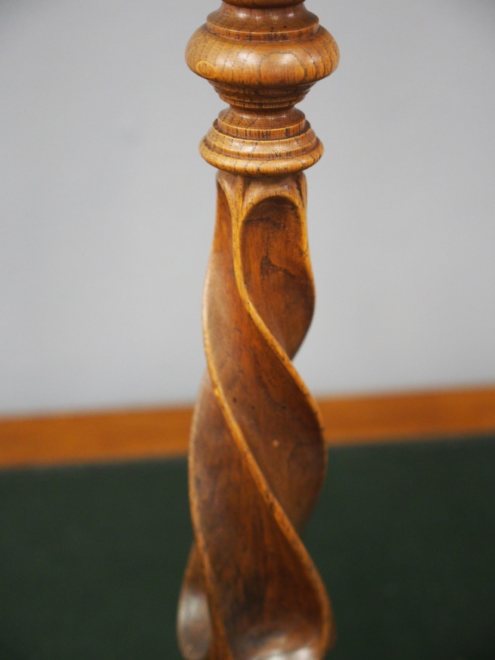 Pair of Scottish Arts and Crafts Oak Candlesticks View IX