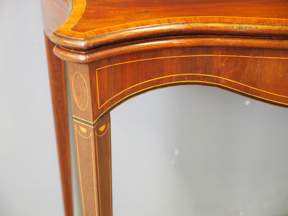 Hepplewhite Style Inlaid Mahogany Card Table View VII