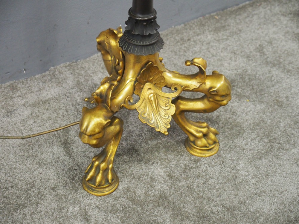 Gilded and Bronze Standard Lamp View X