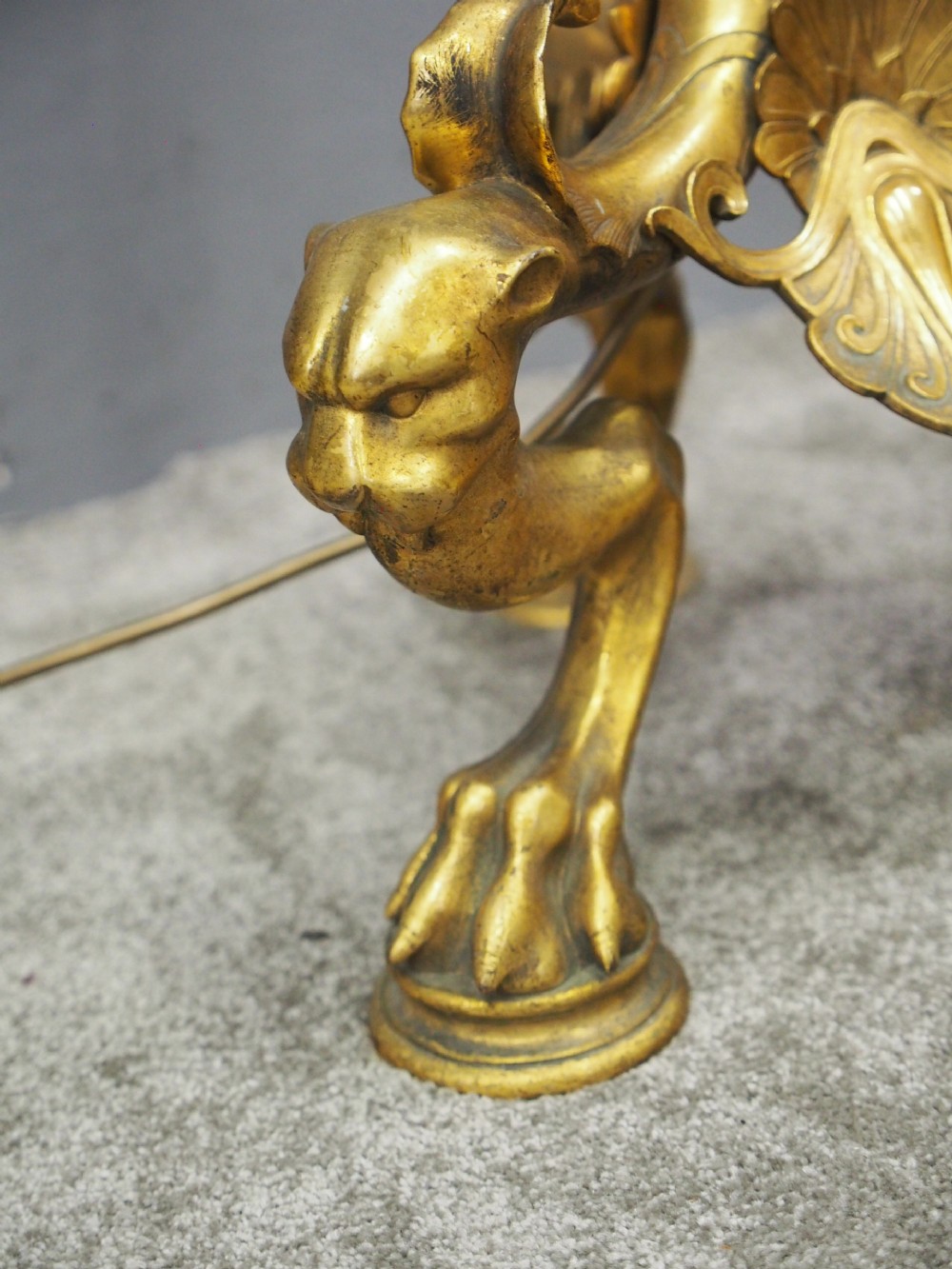 Gilded and Bronze Standard Lamp View XII