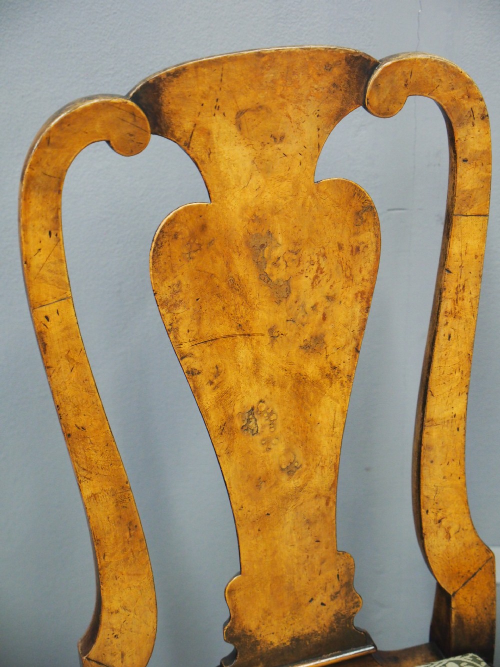 Pair of Queen Anne Style Walnut Chairs View III