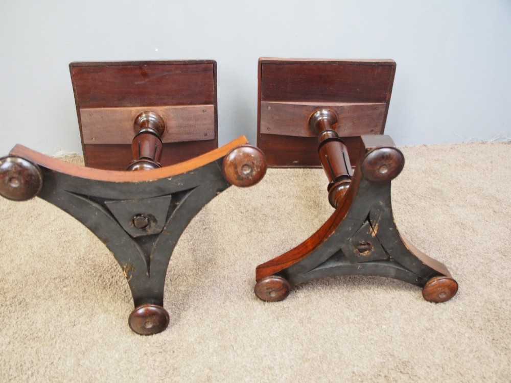 Pair of Regency Rosewood Wine Tables View V
