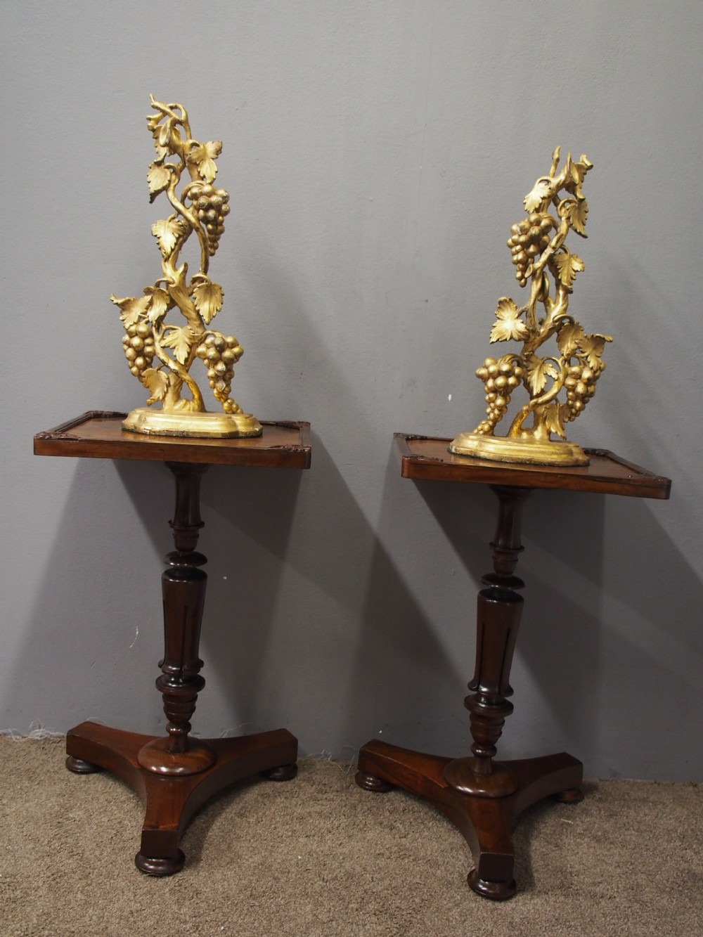 Pair of Regency Rosewood Wine Tables View VII