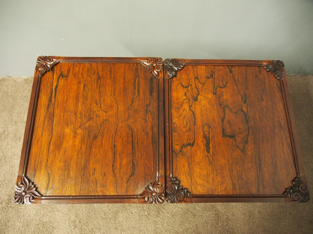 Pair of Regency Rosewood Wine Tables View IX