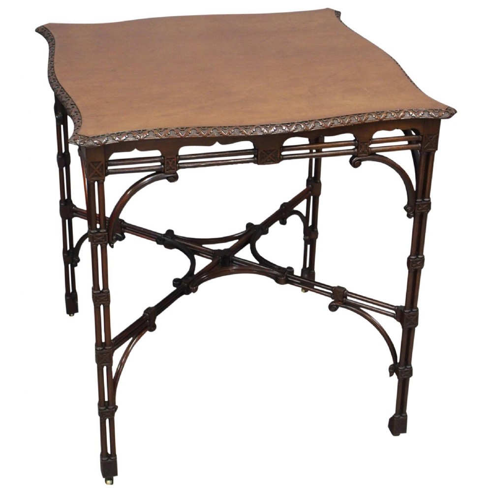 Chippendale Style Mahogany Occasional Table