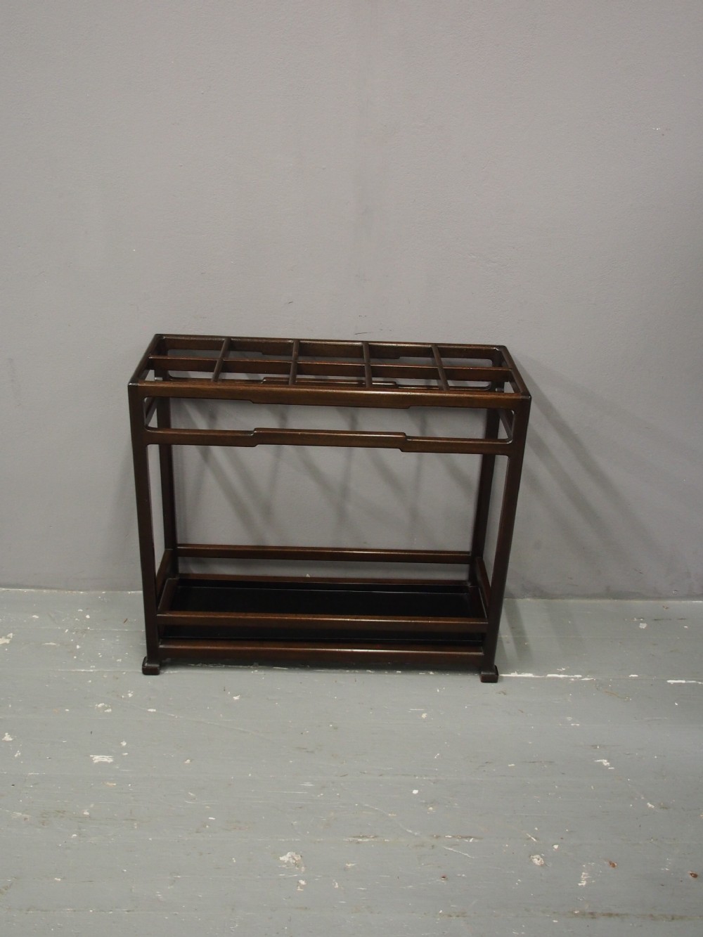 Scottish Mahogany Stick Stand by Whytock and Reid View II
