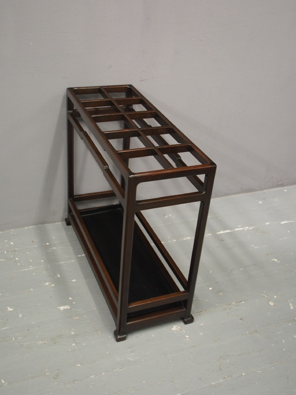 Scottish Mahogany Stick Stand by Whytock and Reid View III
