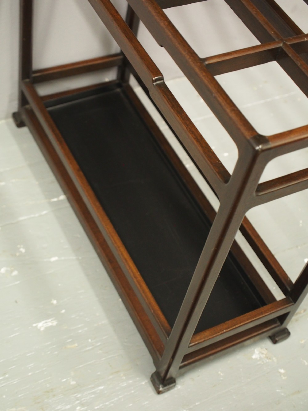 Scottish Mahogany Stick Stand by Whytock and Reid View V