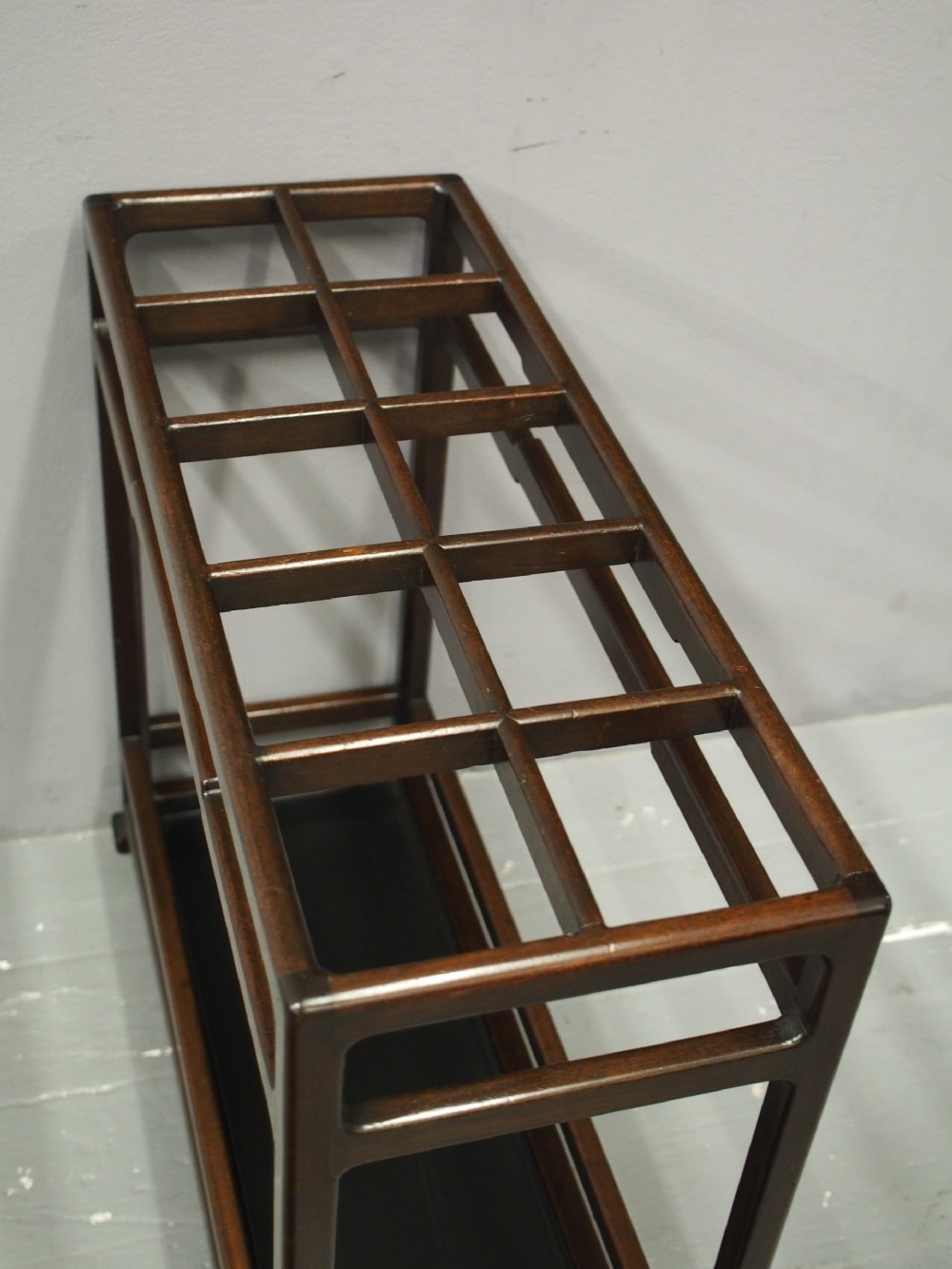 Scottish Mahogany Stick Stand by Whytock and Reid View VI