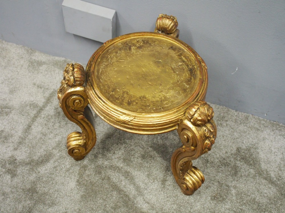 Carved Gilded Jardiniere Stand View VI