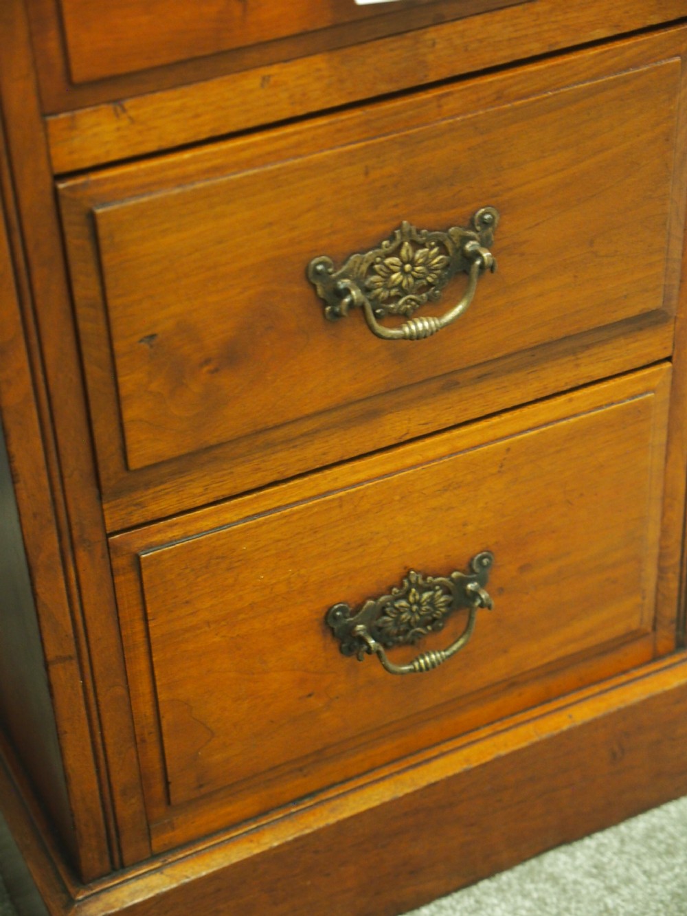 Pair of Late Victorian Walnut Bedsides View VII