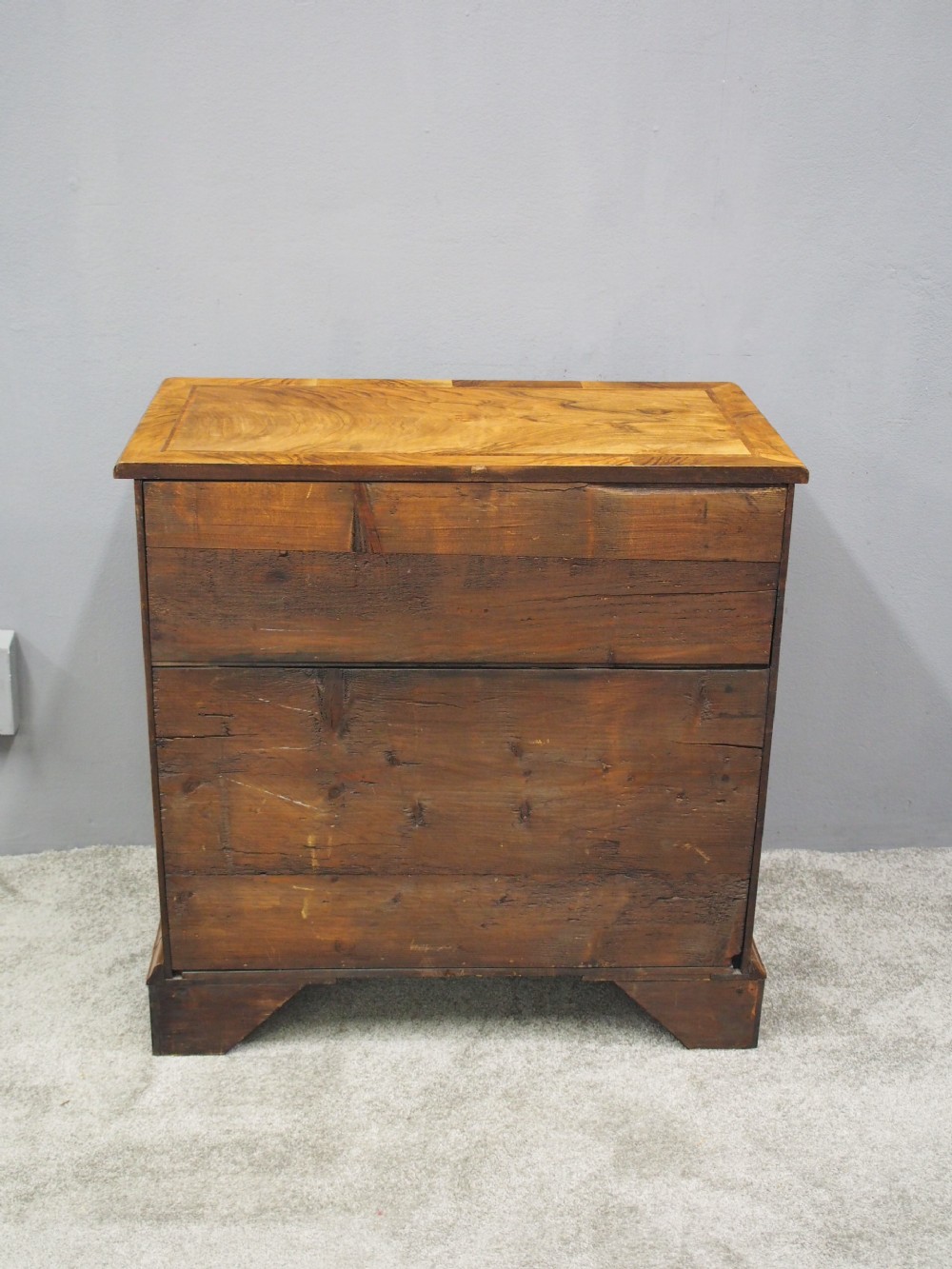 Neat George II Style Walnut Kneehole Desk View II