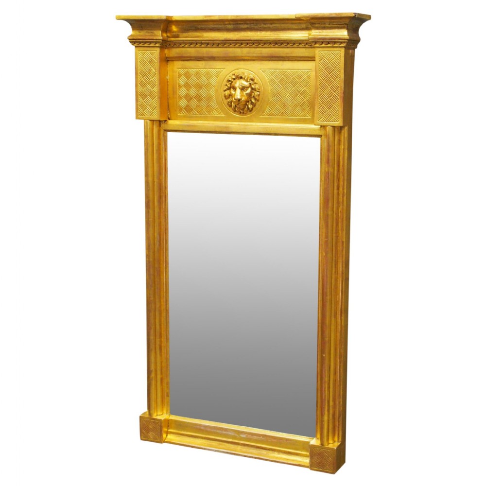 William IV Carved Giltwood Pier Mirror