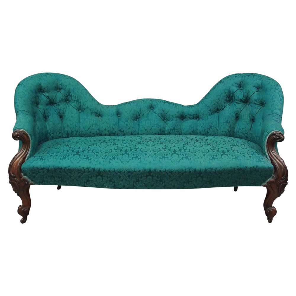 Victorian Mahogany Double Ended Sofa
