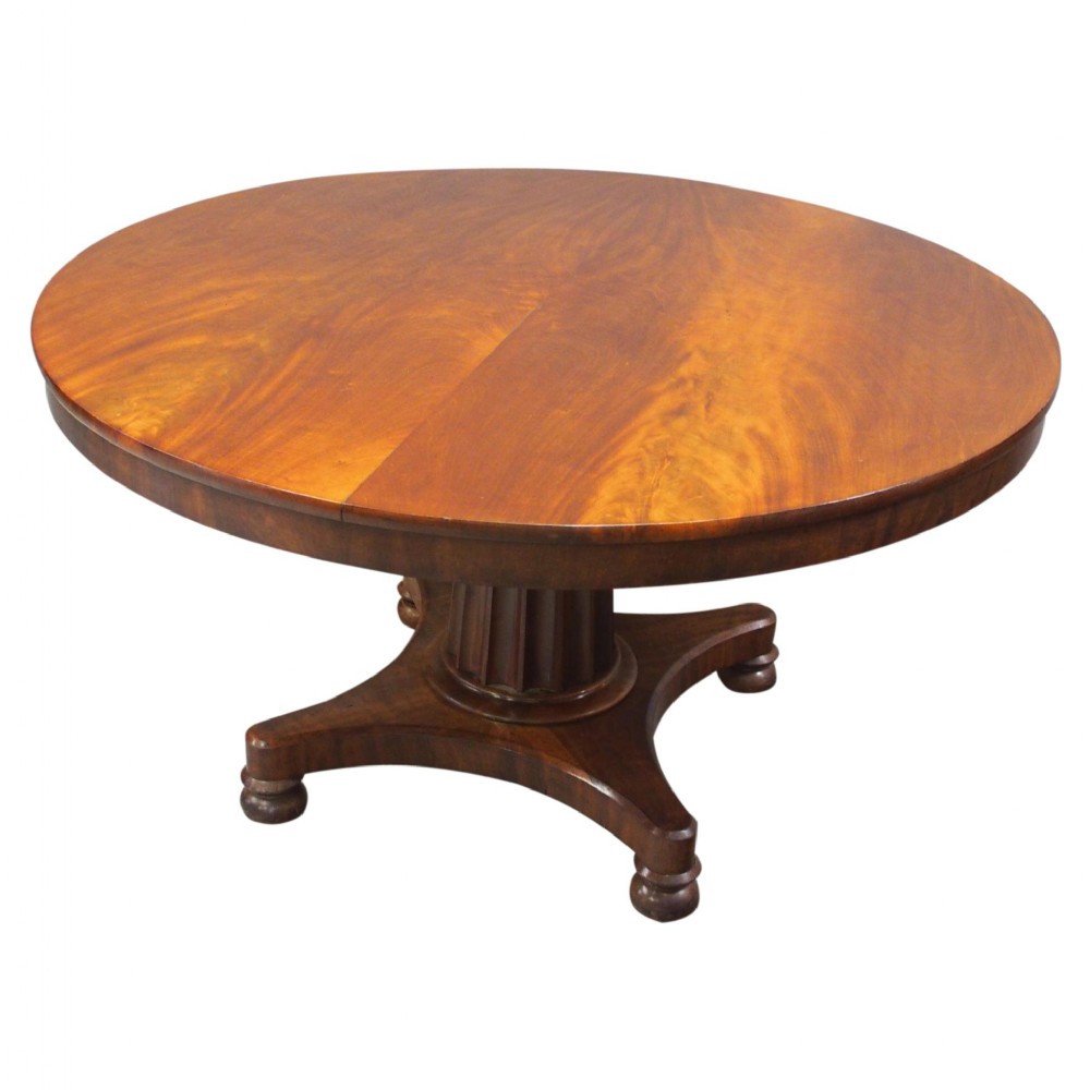 William IV Circular Mahogany Breakfast Table
