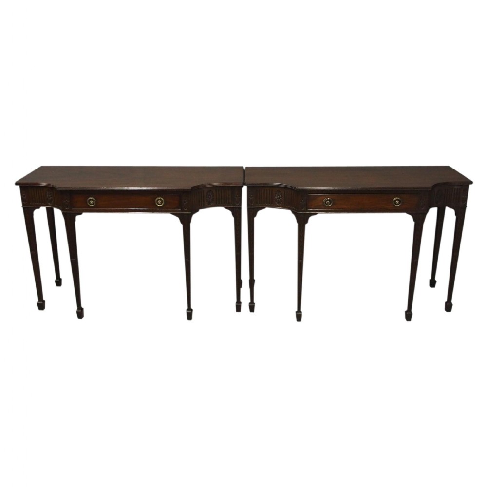 Pair of George III Style Mahogany Side tables