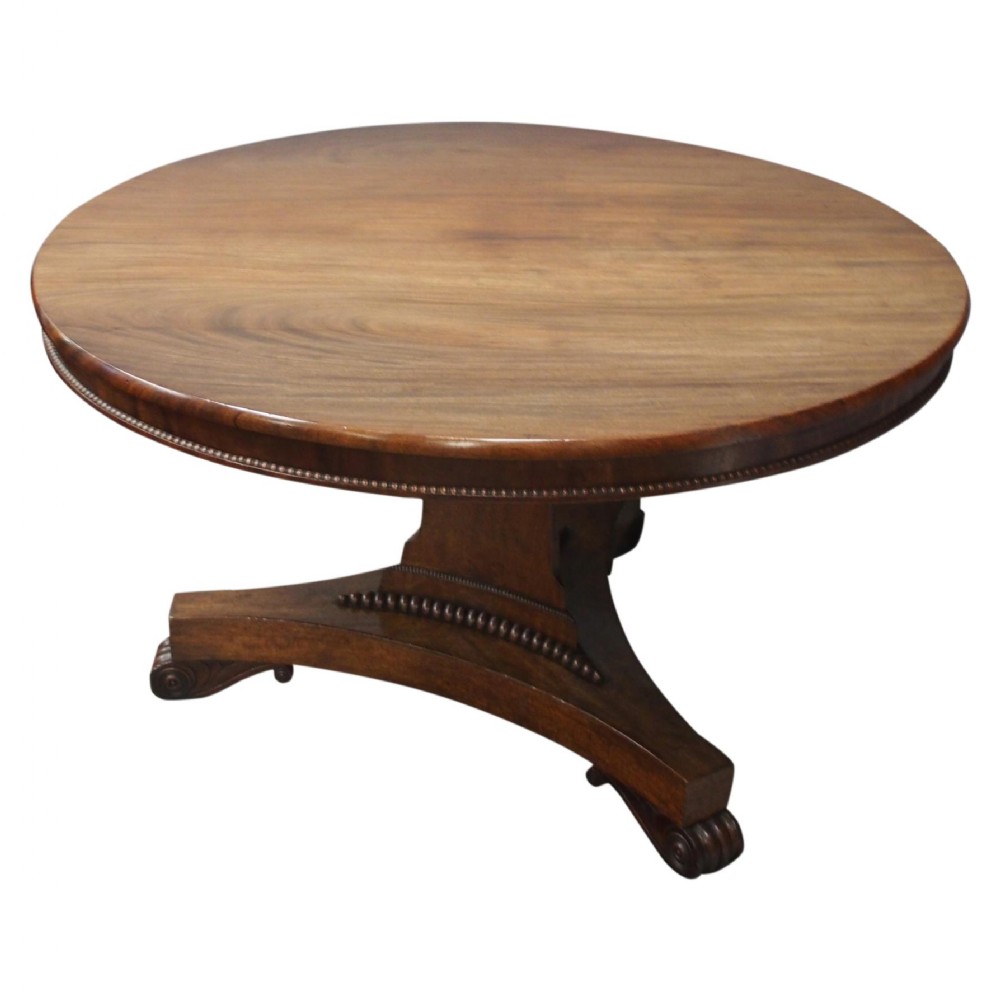 George III Mahogany Breakfast Table, likely by W. Trotter