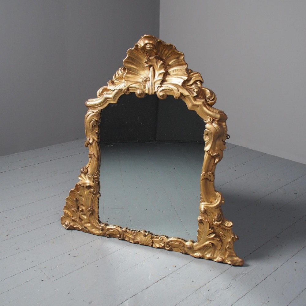 Antique Giltwood Wall Mirror