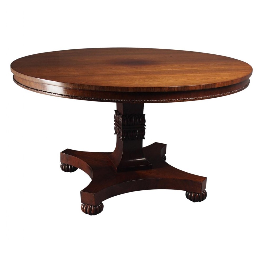 Antique Rosewood Breakfast Table in Manner of William Trotter