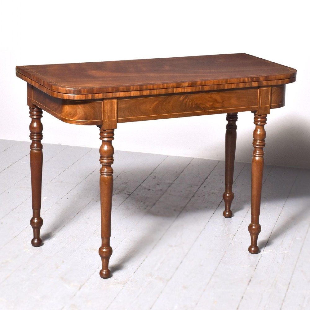 Antique Scottish, Mahogany Fold Over Table