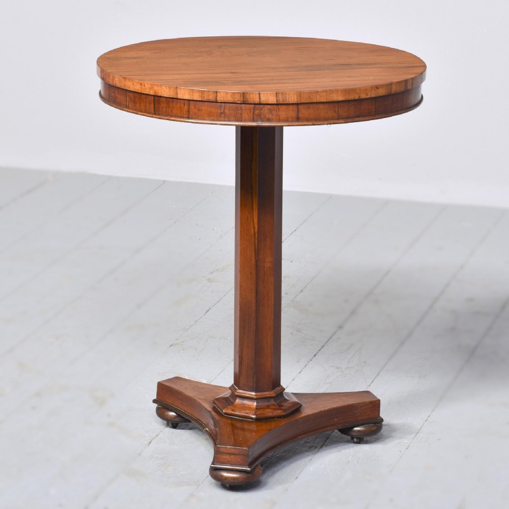 Quality George IV Rosewood Occasional Table