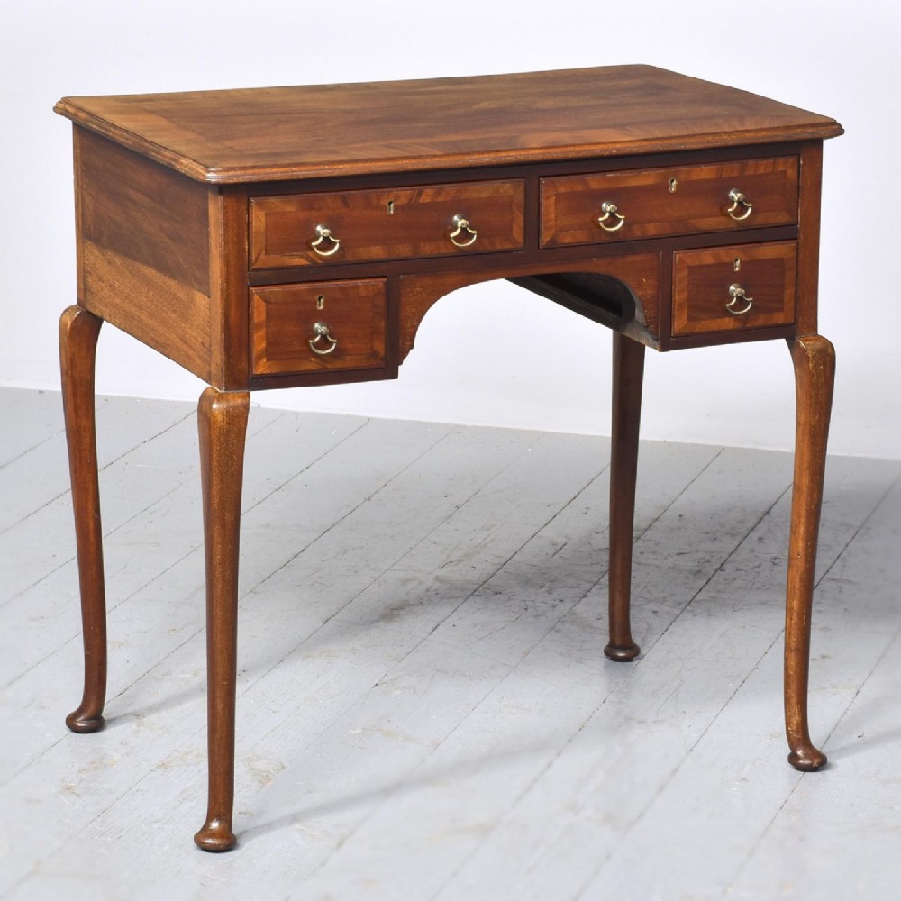 George III Style Mahogany Lowboy