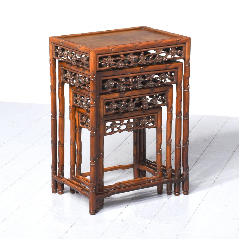 Chinese Qing Huanghuali Occasional Tables