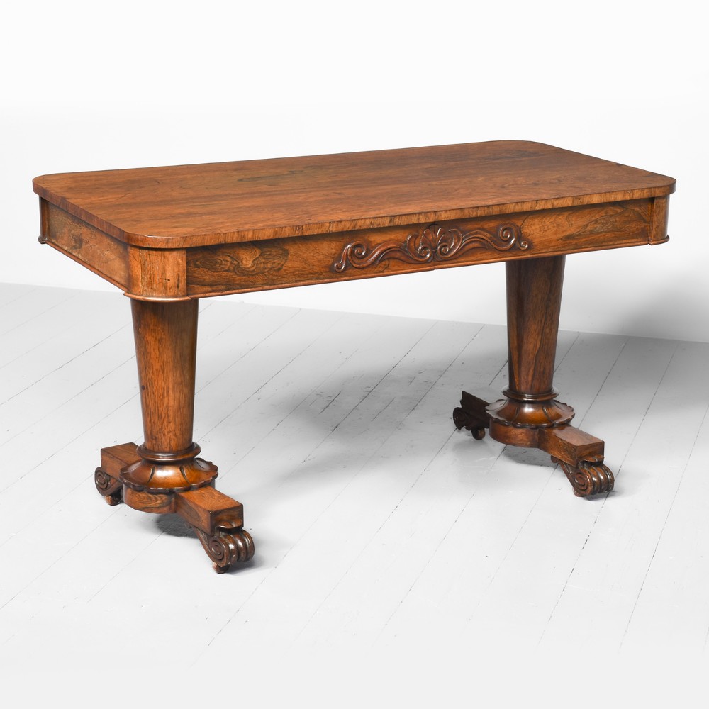 William IV Rosewood Library Table