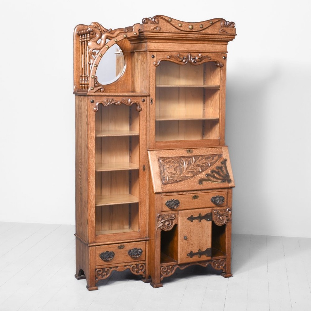 American Secretaire Display Cabinet