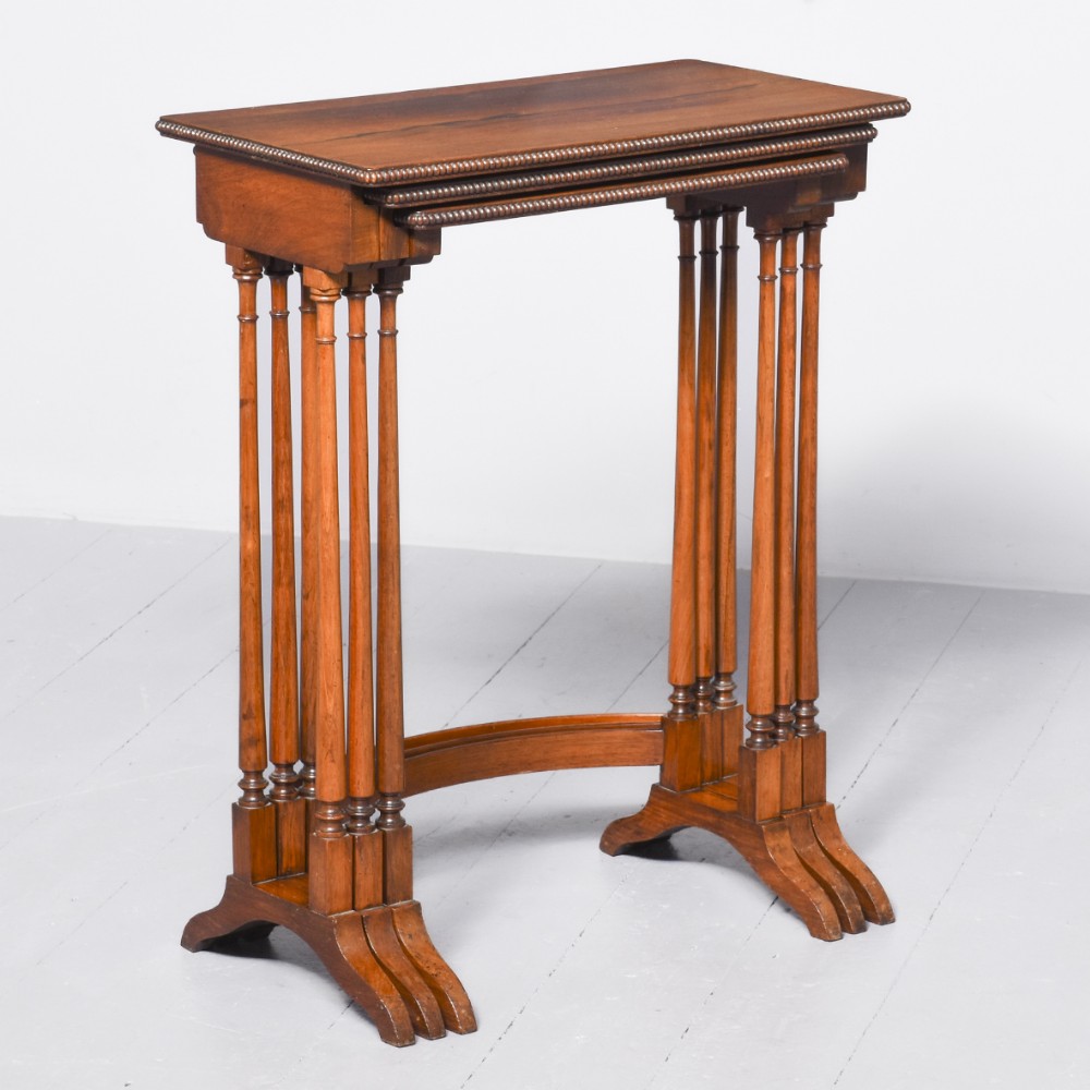 Nest of 3 George IV Rosewood Tables
