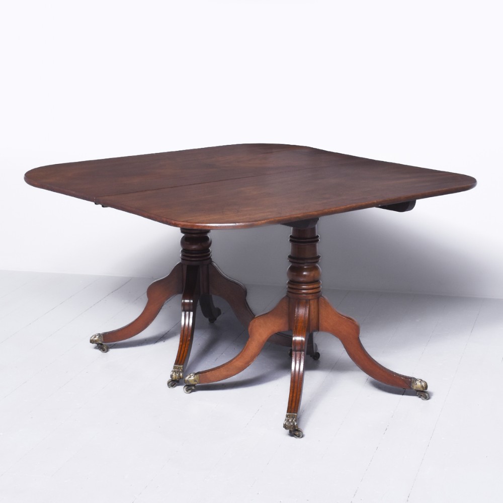 Regency Twin Pillar Dining Table