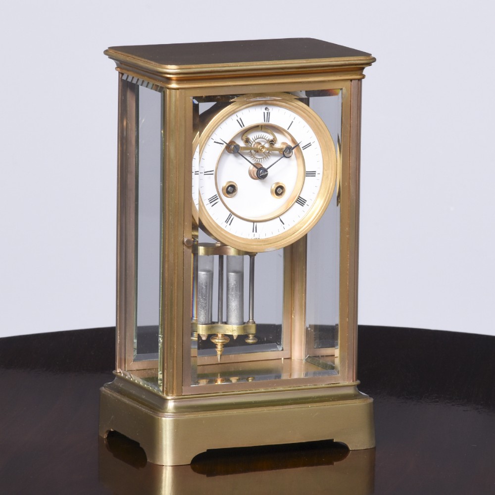Victorian 4 Glass Mantle Clock